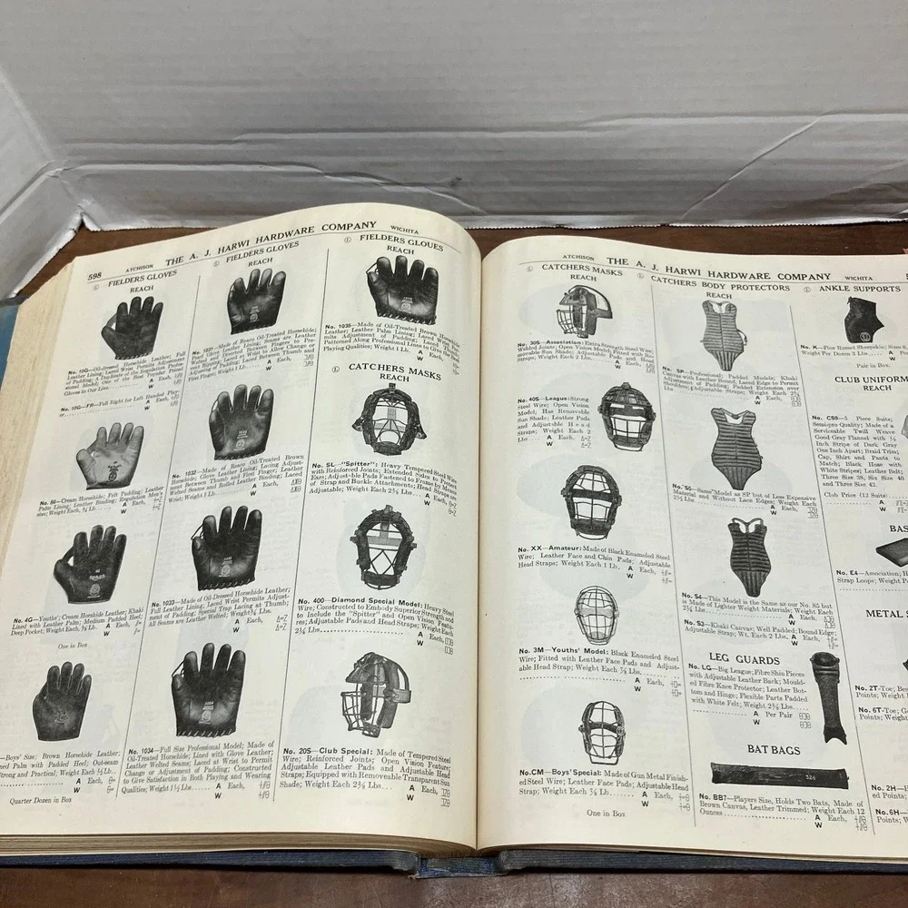 A. J. Harwi Hardware Co Wholesale Catalog Atchison Wichita Kansas Vintage Book